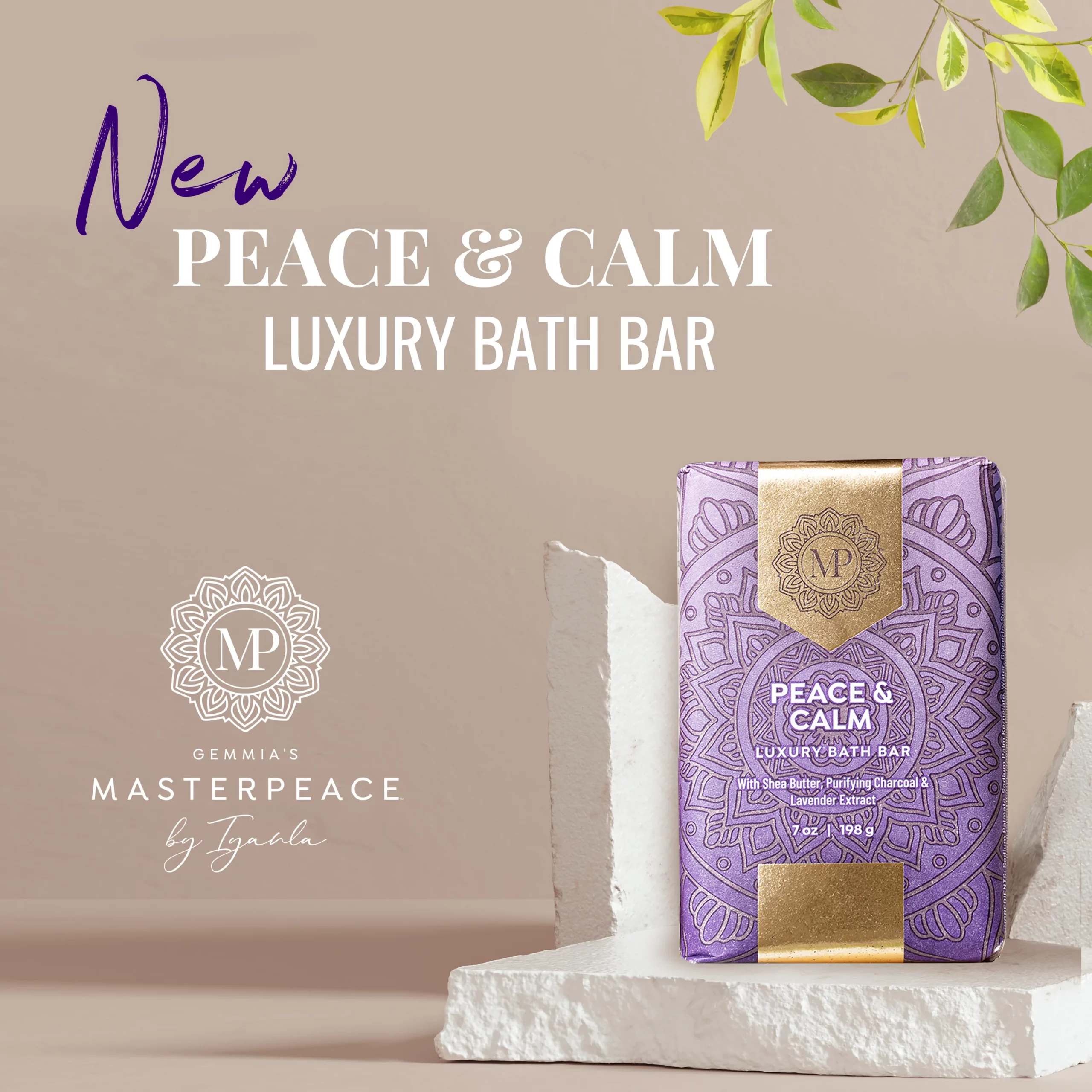 Peace & Calm Luxury Bath Bar